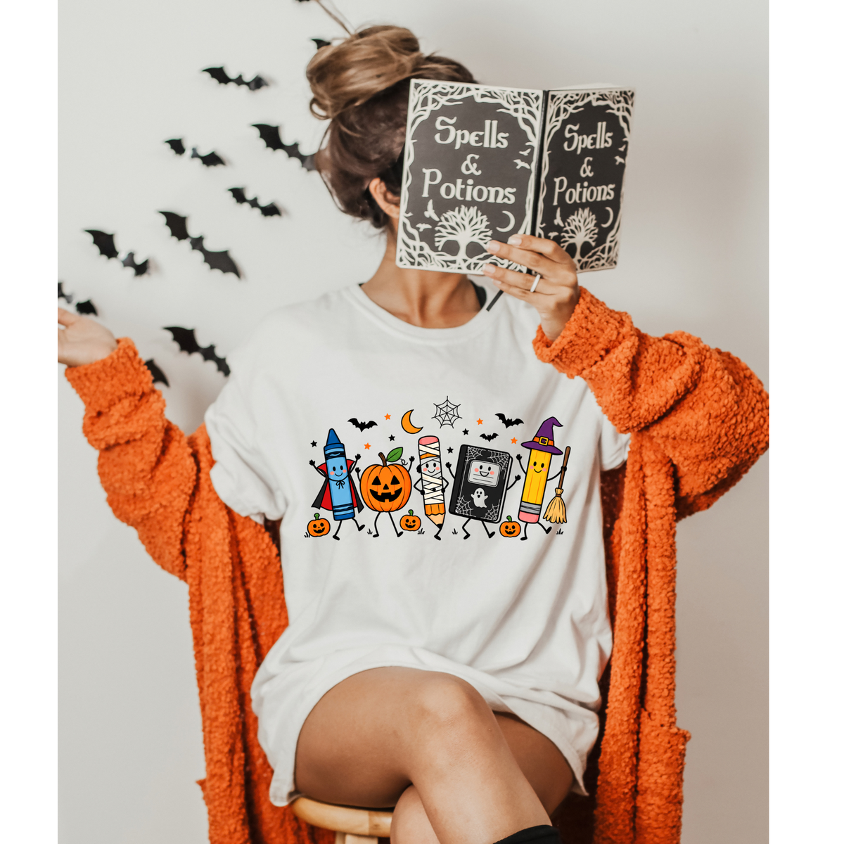 Spooky School Supplies Tee
