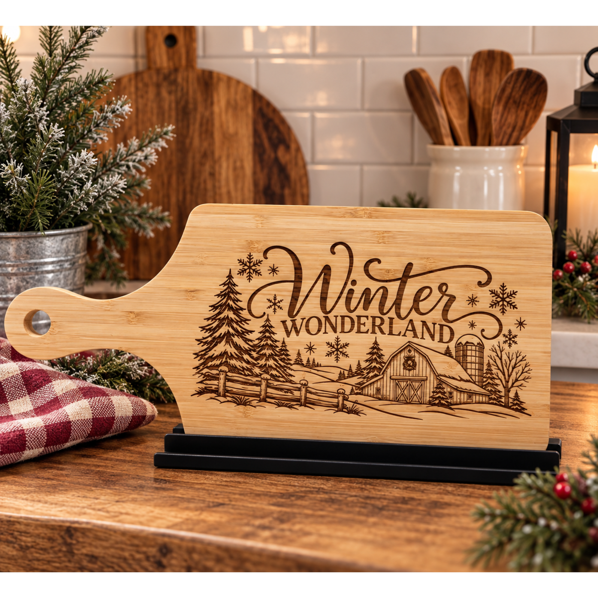Winter Wonderland Cutting Board