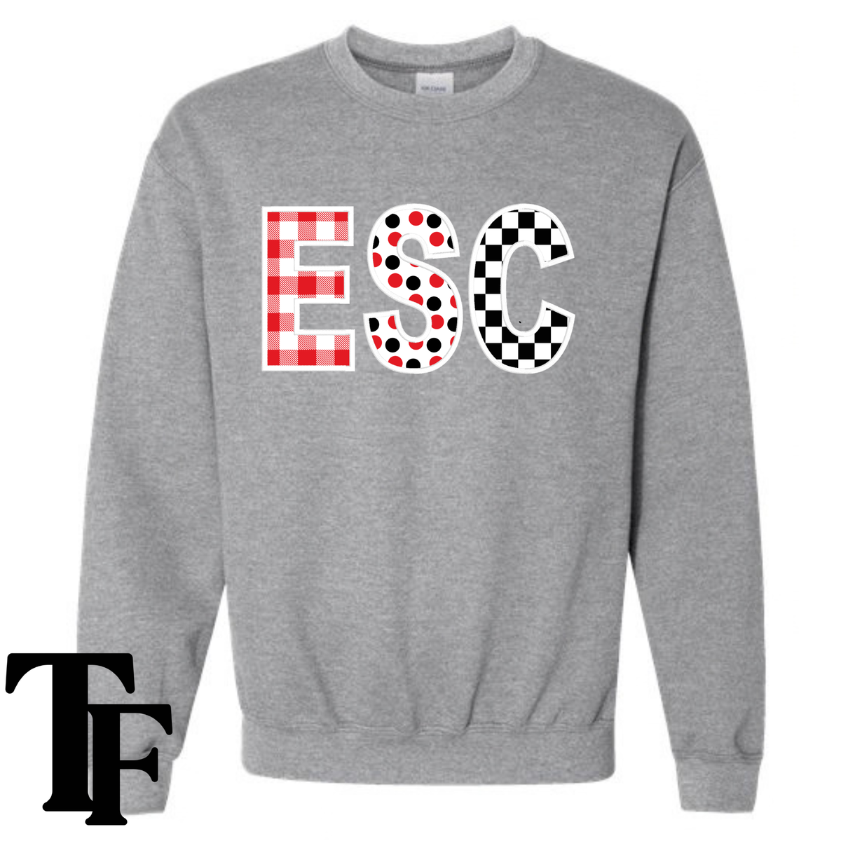 ESC Embroidery Applique Sweatshirt