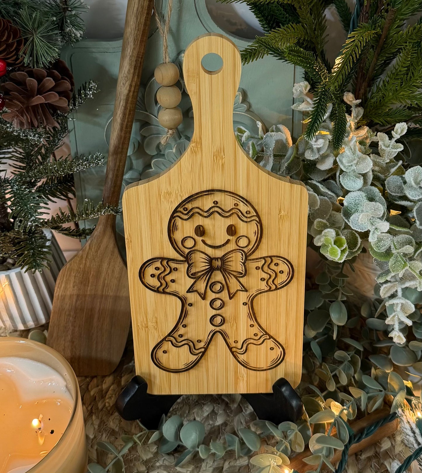 Gingerbread Dual sided Cutting Board