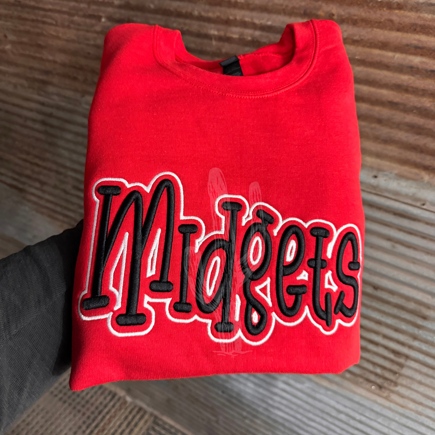 CUSTOM 3D Puff **Embroidered Crewneck**
