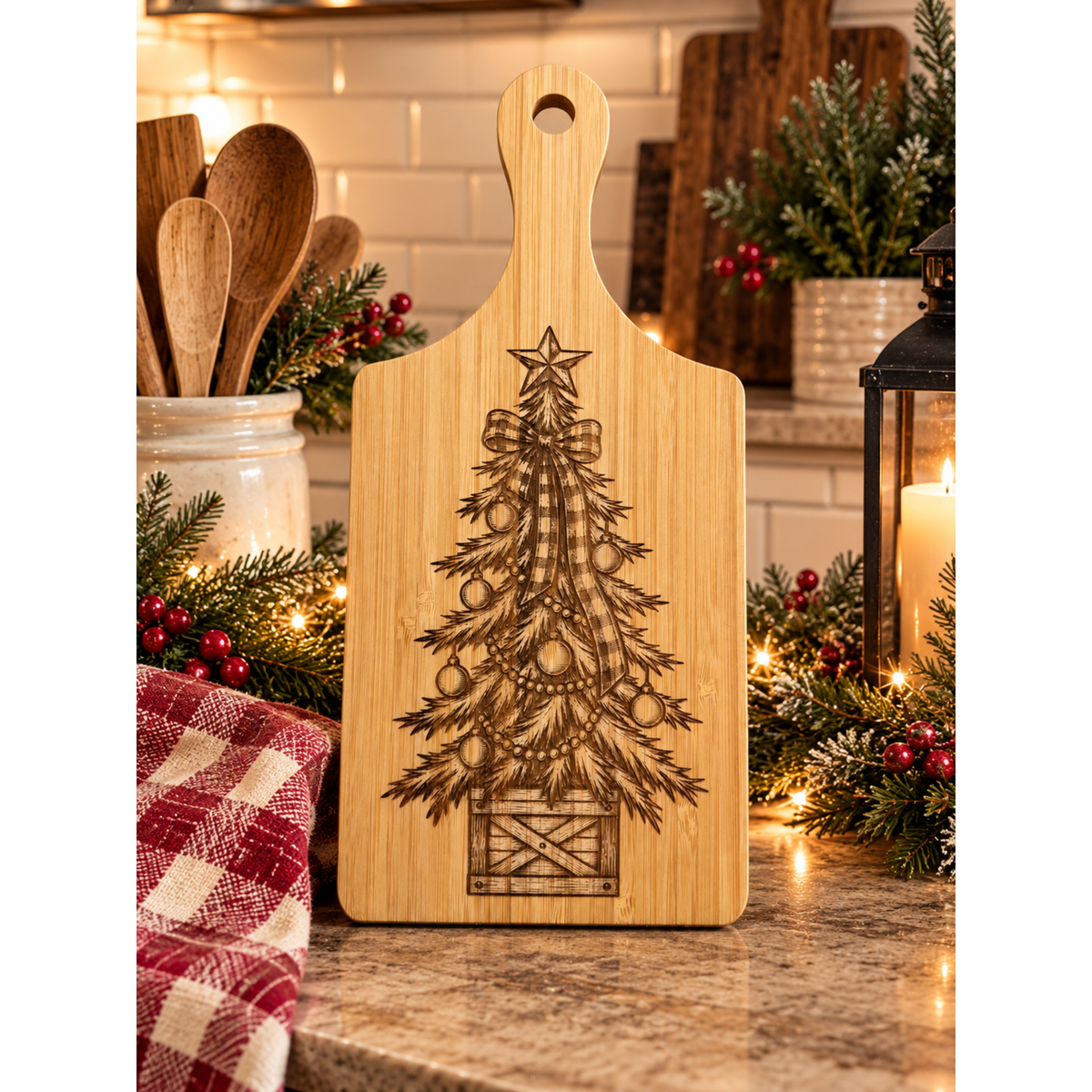 Christmas Tree Cutting Board