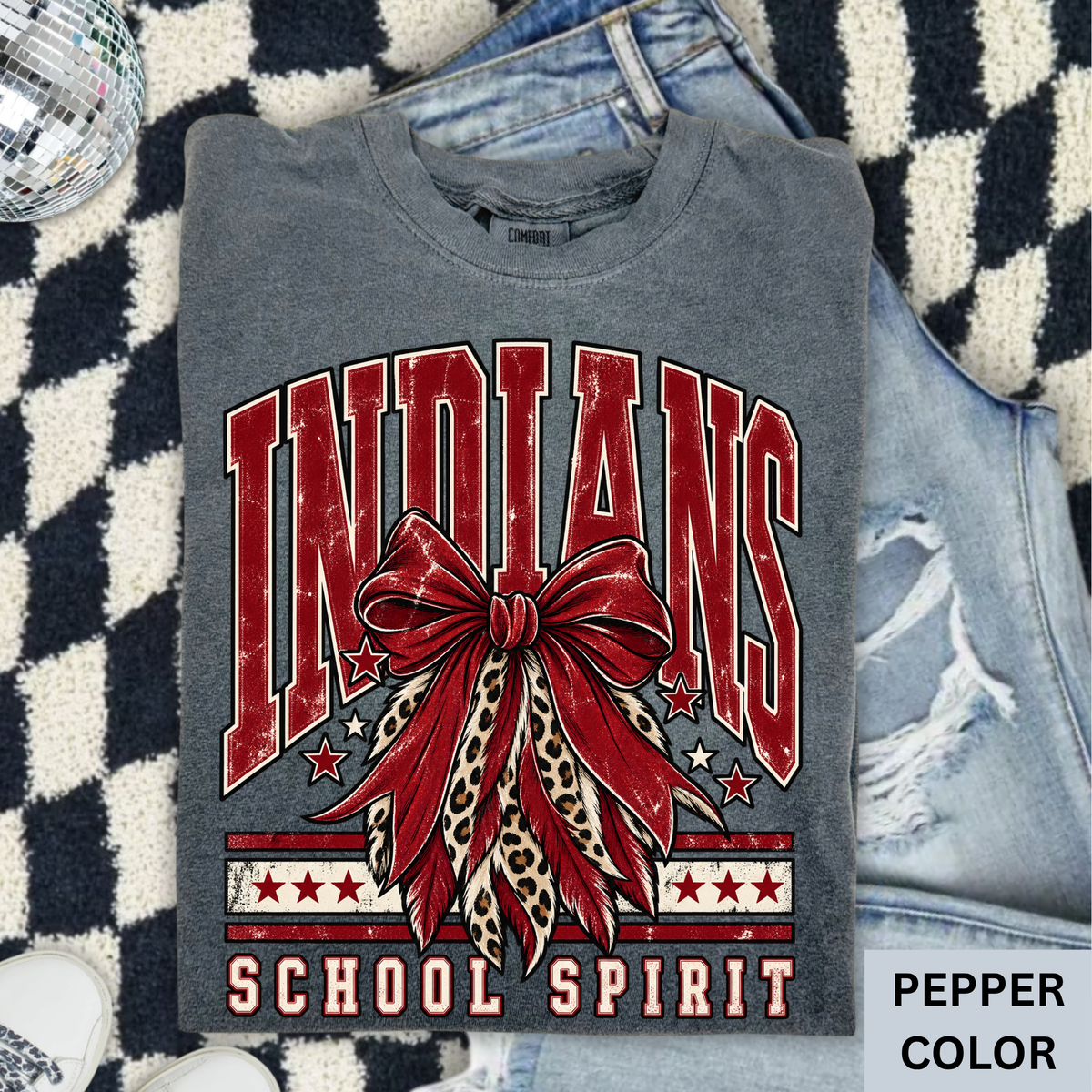 Indians School Spirit - Graphic Apparel