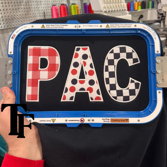 PAC Embroidery Applique Sweatshirt