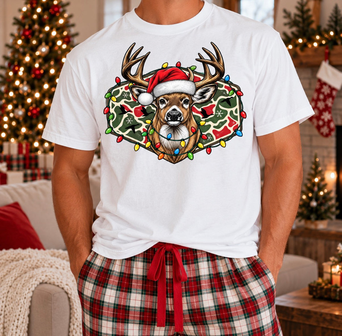 Festive Buck - Graphic Apparel