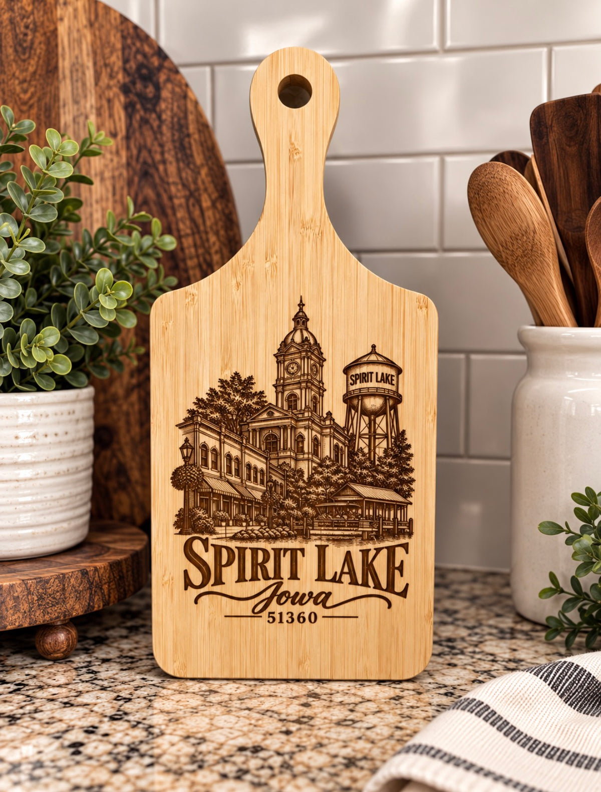 Spirit Lake Cutting Board