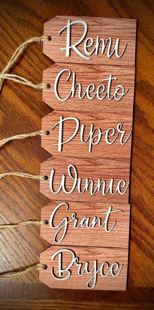 Custom Stocking Tags