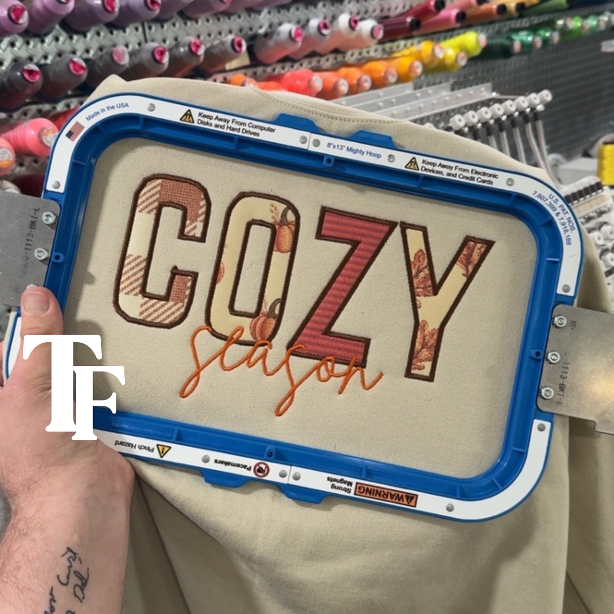 Cozy Season Embroidered Sweatshirt