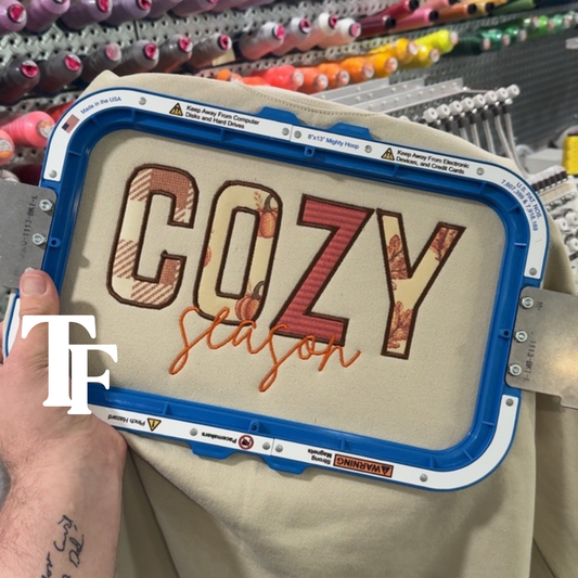 Cozy Season Embroidered Sweatshirt